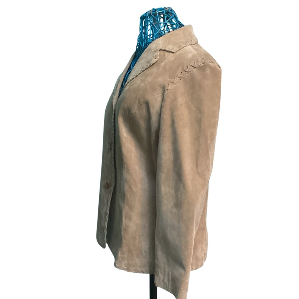 💥PRICE DROP💥 Margaret Godfrey Suede Leather Jacket - Picture 3 of 6